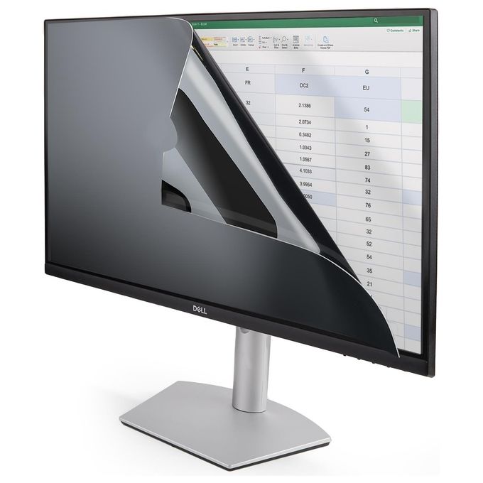 StarTech PRIVSCNMON32 Filtro per la privacy per monitor 32'' reversibile con riduzione luce blu e rivestimento antimicrobico colore Nero
