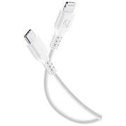 Cellularline USBDATAC2LMFITABW Cavo USB-C Lightning MFi 120 cm 30W compatibile Apple colore Bianco
