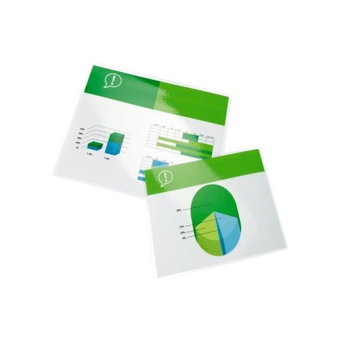 Gbc Confezione 100 Pouches A4 100my Lucido