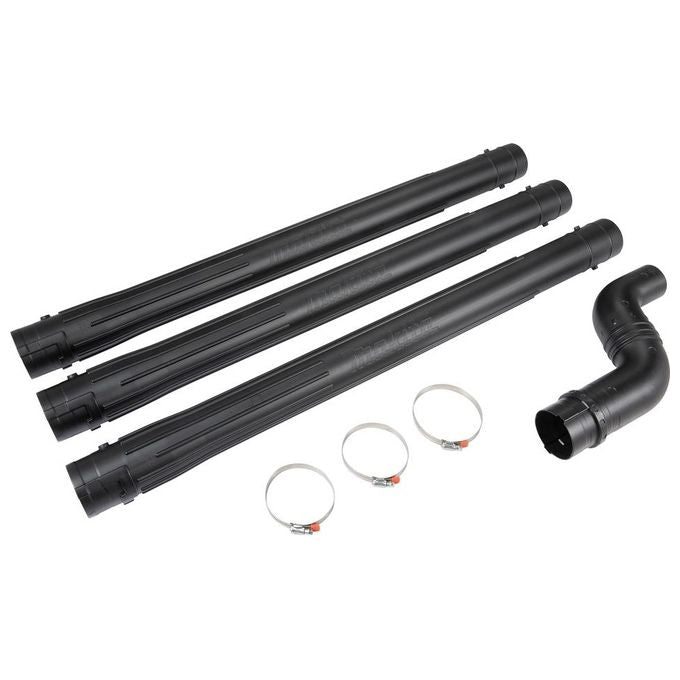 Makita 191B03-8 Kit di Pulizia per Grondaie con 3 Tubi di Prolunga e Terminale Lunghezza Massima 3200 mm Compatibile con Soffiatori Makita DUB184 DUB362 DUB363 colore Nero