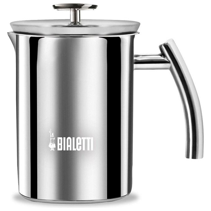 Bialetti Cappuccinatore Crema Perfetta Adatto a tutti i piani di cottura (Compresa Induzione) Lavabile in Lavastoviglie 330 ml Acciaio Inox