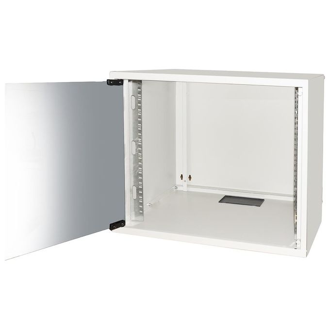 Link LK1909U40E Armadio Rack 19'' 9U da Muro Disassemblato Porta Vetro Temperato Struttura Acciaio 40 Kg colore Grigio
