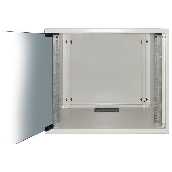 Link LK1909U40E Armadio Rack 19'' 9U da Muro Disassemblato Porta Vetro Temperato Struttura Acciaio 40 Kg colore Grigio