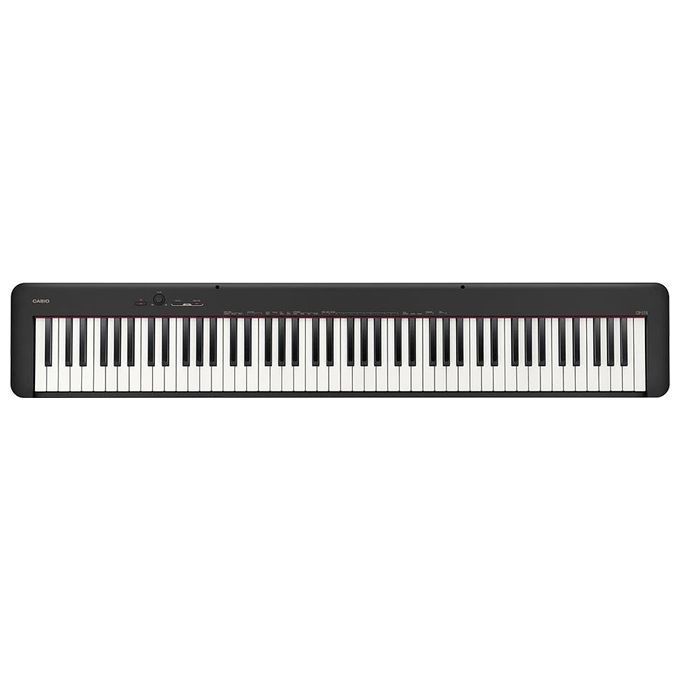 Casio CDP-S110BKC5 CDP-S110 Pianoforte Digitale 88 Tasti Pesati Scaled Hammer Action 10 Suoni 64 Voci USB colore Nero