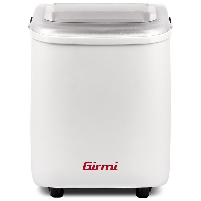 Girmi GH7401 Fabbricatore di Ghiaccio Produzione 1100 Cubetti in 24h Spegnimento Automatico Colore Bianco