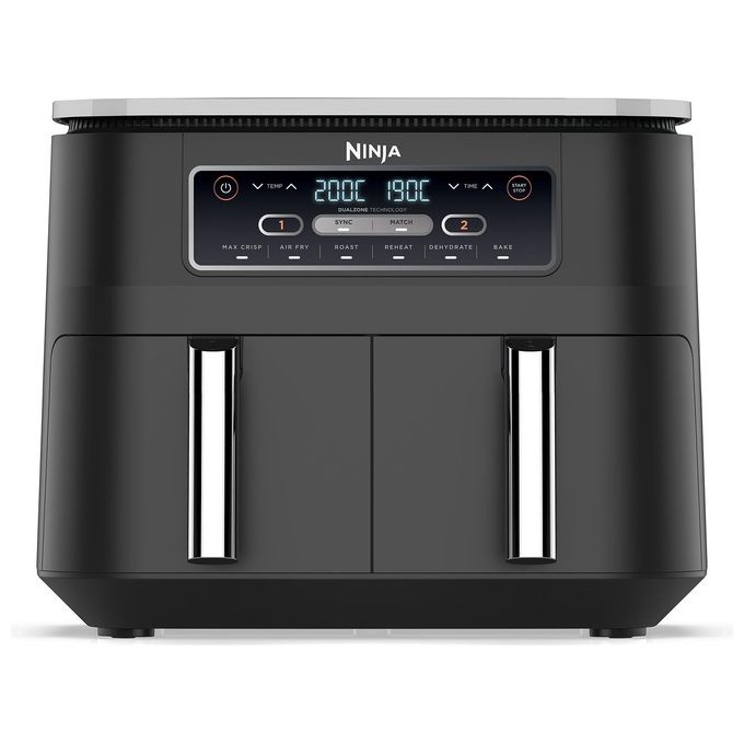 Ninja AF300EU Friggitrice ad aria 7,6 L 2470 W Dual Zone 6 programmi Display digitale colore Nero