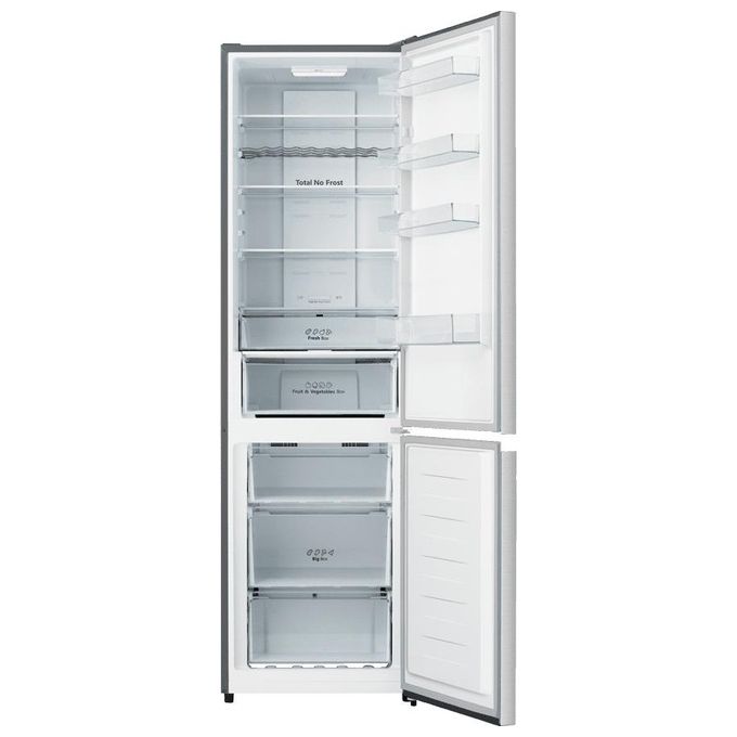 Hisense RB440N4ACD Frigorifero Combinato 336 L 200 cm Classe D 35 dB Total No Frost Inverter colore Inox