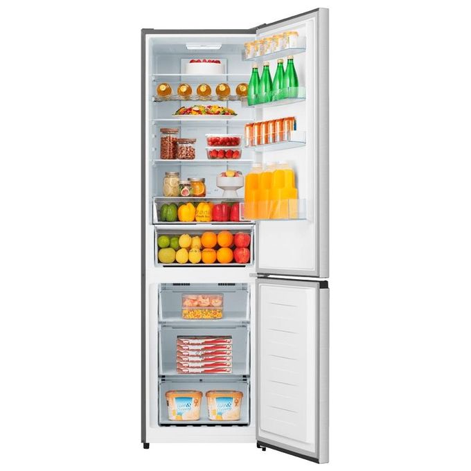 Hisense RB440N4ACD Frigorifero Combinato 336 L 200 cm Classe D 35 dB Total No Frost Inverter colore Inox