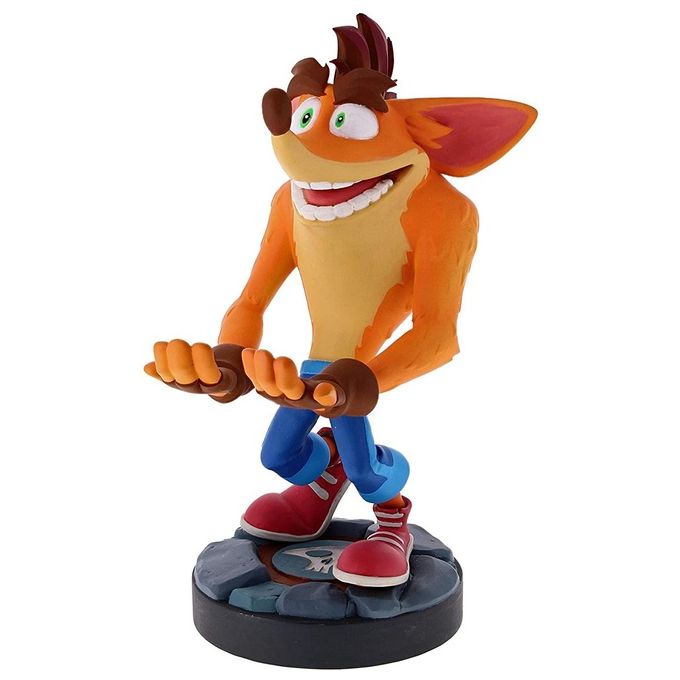 Exquisite Gaming CGCRAC300283 Crash Bandicoot Quantum Cable Guy Supporto Controller e Smartphone PS5 Xbox colore Arancione