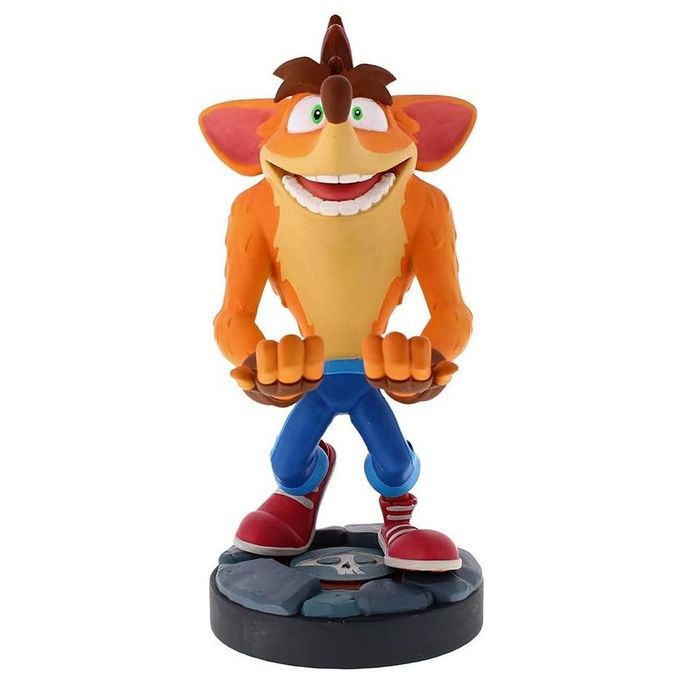 Exquisite Gaming CGCRAC300283 Crash Bandicoot Quantum Cable Guy Supporto Controller e Smartphone PS5 Xbox colore Arancione