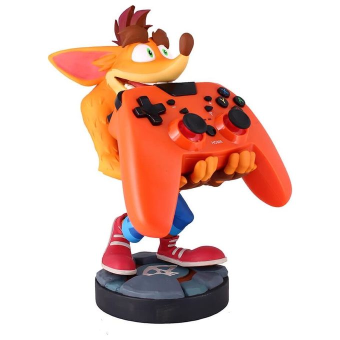 Exquisite Gaming CGCRAC300283 Crash Bandicoot Quantum Cable Guy Supporto Controller e Smartphone PS5 Xbox colore Arancione