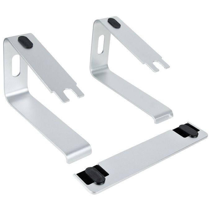 StarTech.com Supporto per PC Portatile da Scrivania in Alluminio-Argento Supporta fino a 5 kg