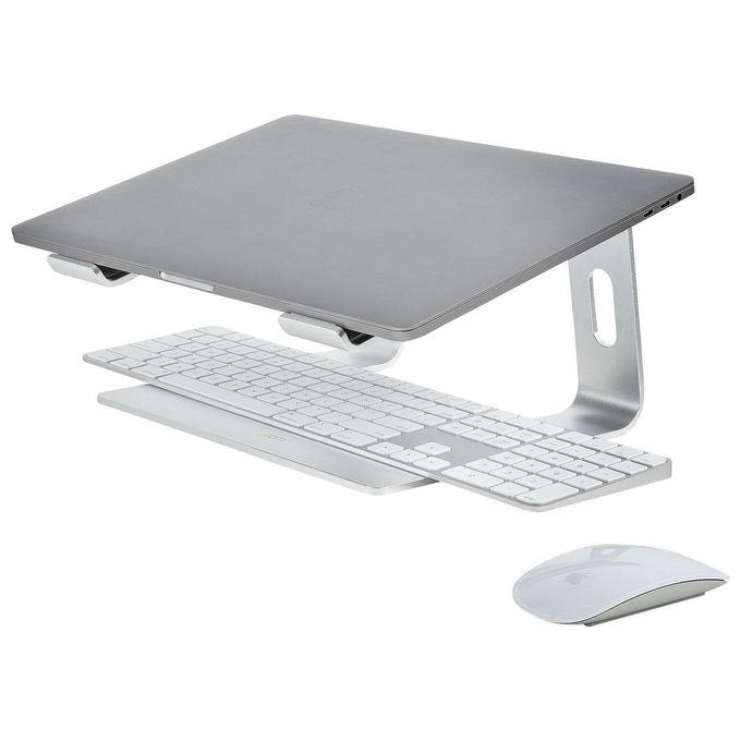 StarTech.com Supporto per PC Portatile da Scrivania in Alluminio-Argento Supporta fino a 5 kg