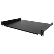 StarTech SHELF-1U-12-FIXED-S Mensola Rack 19'' 1U in Acciaio SPCC da 2 mm Portata 25 kg colore Nero
