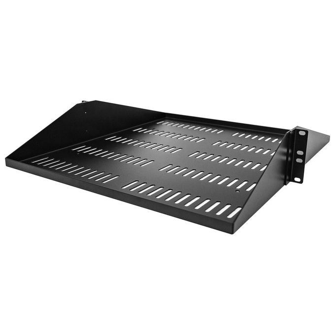 StarTech.com SHELF-2U-20-CENTER-V Mensola Rack 19'' 2U Ventilata Portata 91 Kg Profondita' 50 cm colore Nero