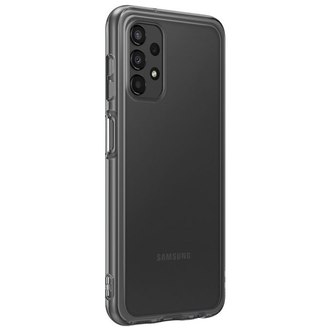 Samsung EF-QA135TBEGWW Soft Clear Cover per Galaxy A13 TPU Resistente agli urti colore Nero