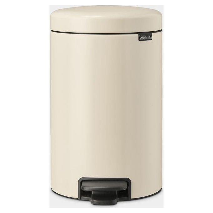 Brabantia Pattumiera a Pedale Newicon 12 Litri Beige