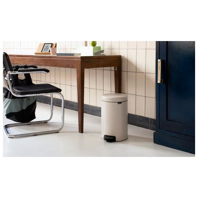 Brabantia Pattumiera a Pedale Newicon 12 Litri Beige