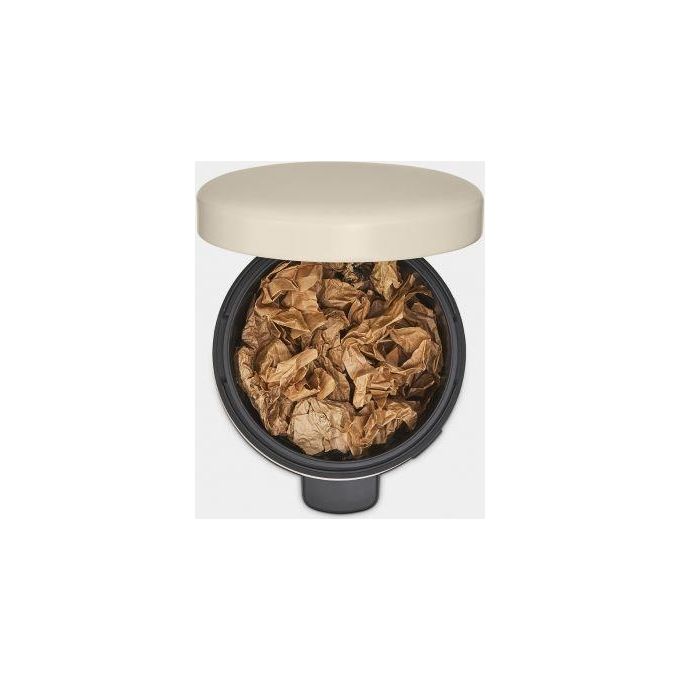 Brabantia Pattumiera a Pedale Newicon 12 Litri Beige