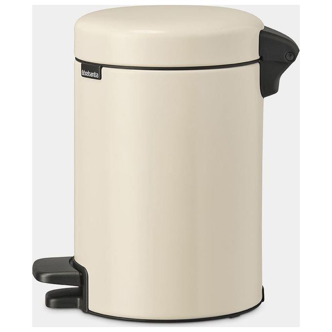Brabantia Pattumiera a Pedale Newicon 3 Litri Beige