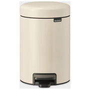 Brabantia Pattumiera a Pedale Newicon 3 Litri Beige