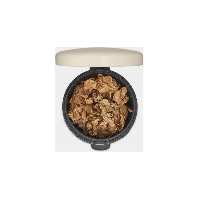 Brabantia Pattumiera a Pedale Newicon 20 Litri Beige