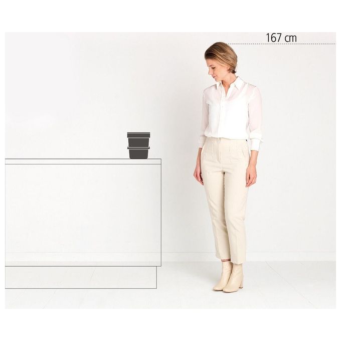Brabantia Sort e Go Contenitore per Rifiuti Grigio Chiaro 6 Litri