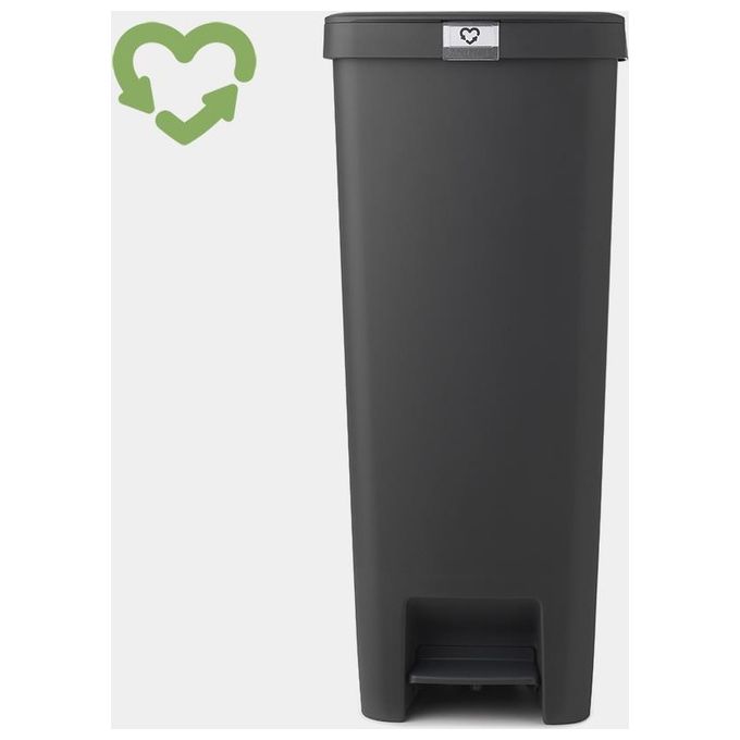 Brabantia Pattumiera a Pedale StepUp 40 Litri Grigio Scuro