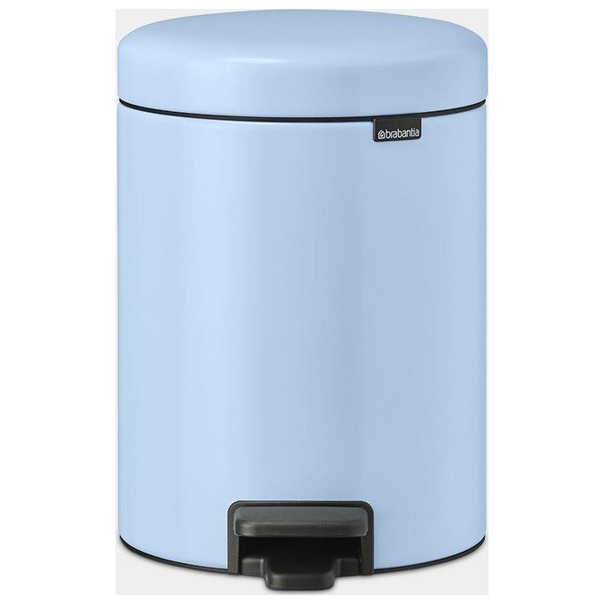 Brabantia 202681 NewIcon Pattumiera a Pedale 5 L Acciaio Inox Antiodore colore Blu