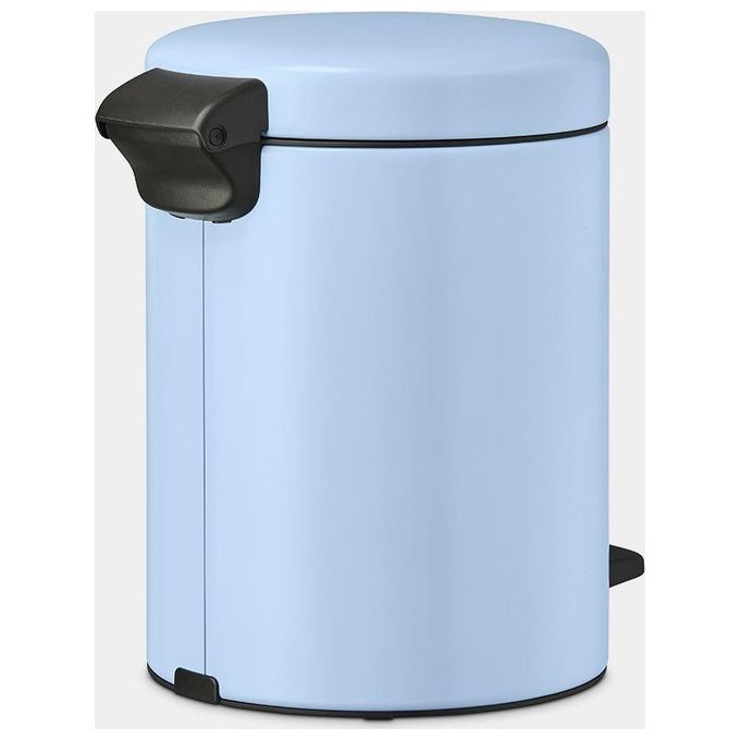 Brabantia 202681 NewIcon Pattumiera a Pedale 5 L Acciaio Inox Antiodore colore Blu