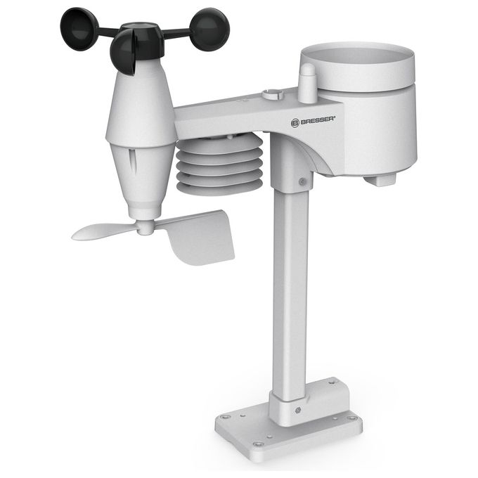 Bresser 7002525 Stazione Meteo 5 in 1 Beaufort Wireless Display a Colori Temperatura Umidita' Vento Precipitazioni