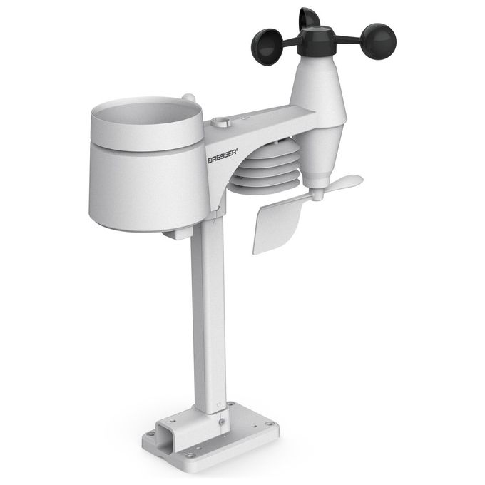 Bresser 7002525 Stazione Meteo 5 in 1 Beaufort Wireless Display a Colori Temperatura Umidita' Vento Precipitazioni