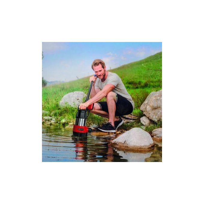 Einhell 4181510 GC-DP 9040 N Pompa Immersione Acque Scure 900 W 22000 l-h prevalenza 9 m corpi estranei 40 mm colore Nero