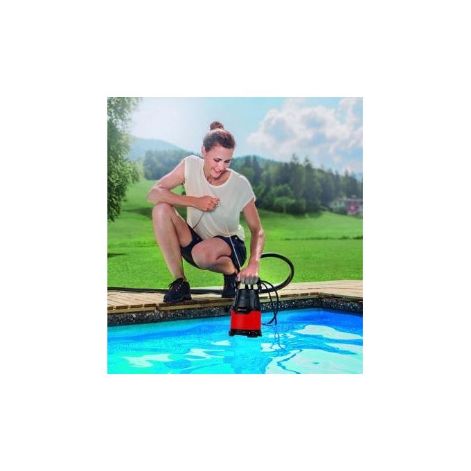 Einhell 4181520 GC-SP 2275 Pompa per Acque Chiare 220 W 7500 l-h 6 m G1 1-2 colore Nero Rosso
