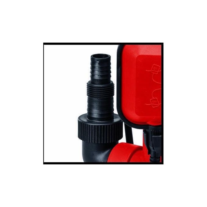 Einhell 4181520 GC-SP 2275 Pompa per Acque Chiare 220 W 7500 l-h 6 m G1 1-2 colore Nero Rosso