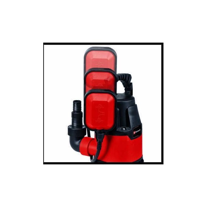 Einhell 4181520 GC-SP 2275 Pompa per Acque Chiare 220 W 7500 l-h 6 m G1 1-2 colore Nero Rosso