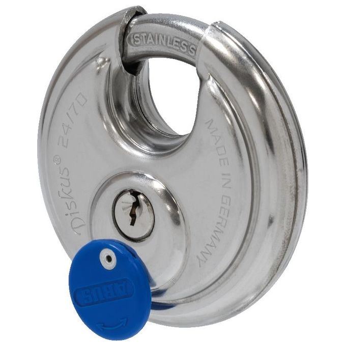 Abus Diskus 24IB-70 SL 8 Mini Diskus Round Padlock