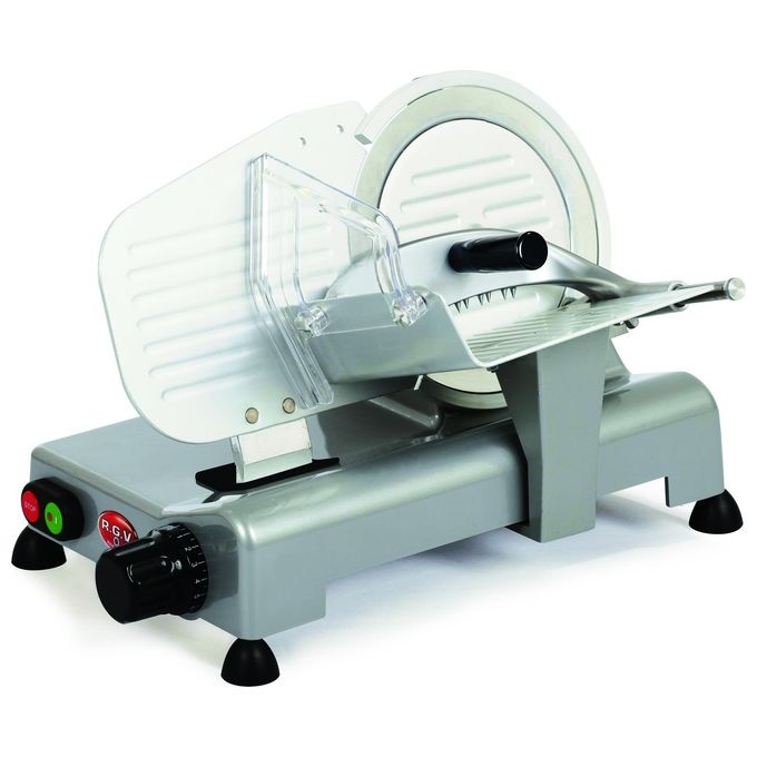 RGV 90910 Desy Affettatrice a gravita' lama 200 mm 110W alluminio colore Silver