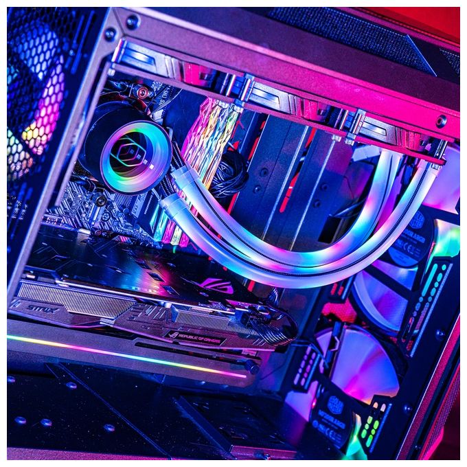 Cooler Master MFX-ATHN-10NNN-R1 LED Tube Sleeve A1 Tubo ARGB 30 LED 10mm 33cm 2,25W 2 pezzi colore Bianco