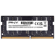 PNY MN16GSD43200-TB Performance Memoria RAM DDR4 16 GB 3200 MHz SO-DIMM Single-channel CL22