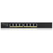 ZYXEL GS1915-8EP-EU0101F Switch Gestito 8 Porte Gigabit Ethernet con PoE+ 60 W Design Senza Ventole colore Nero