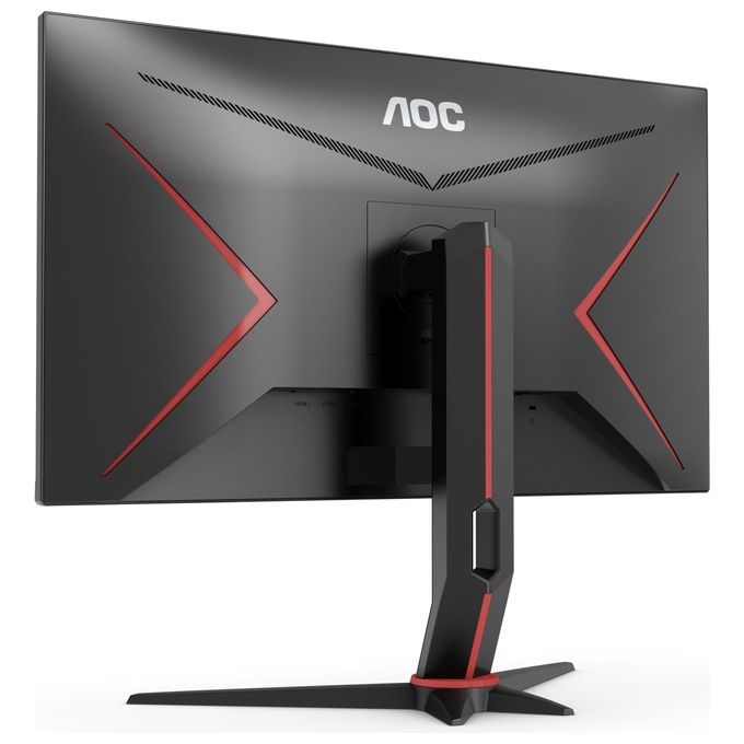 AOC U28G2XU2-BK Monitor Gaming 28'' 4K UHD IPS 144 Hz 1 ms FreeSync Premium HDR400 HDMI 2.1 USB Hub colore Nero Rosso