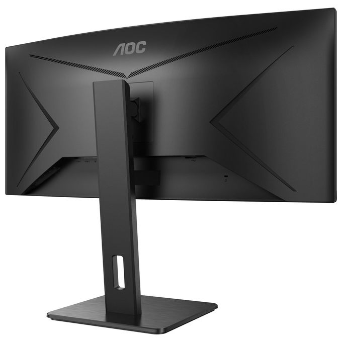 AOC CU34P2A Monitor Curvo 34'' VA WQHD 3440x1440 21:9 100 Hz 4 ms Adaptive Sync Hub USB colore Nero