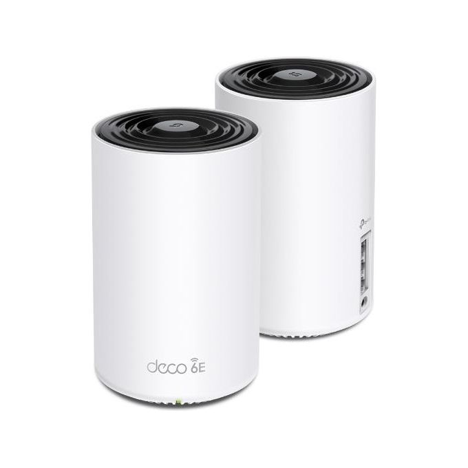 TP-Link DECO XE75(2-PACK) Sistema Mesh Wi-Fi 6E Tri-Band AXE5400 Copertura 510 m² 200 dispositivi colore Bianco