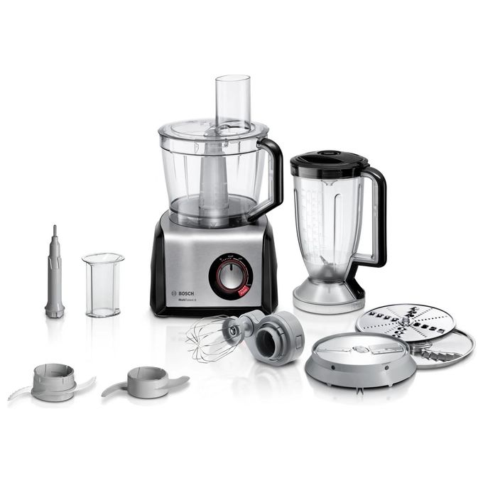 Bosch MC812M814 MultiTalent 8 Robot da cucina 1250 W 3,9 L colore Nero Acciaio inox Trasparente