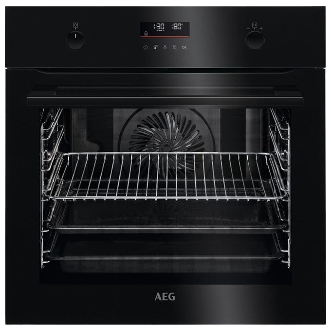 AEG BPK535060B Serie 6000 Forno da incasso Multifunzione 71 L Classe A+ Pulizia Pirolitica 9 Funzioni 45 Programmi Automatici (59.5x59.4x56.7 cm) colore Nero