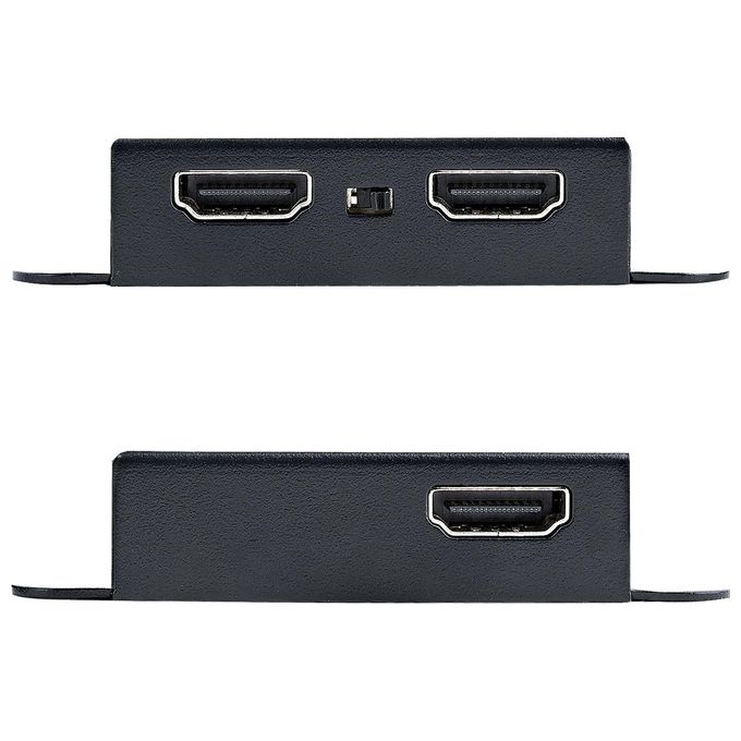 StarTech EXTEND-HDMI-4K40C6P1 Extender HDMI via Ethernet 4K 30Hz fino a 40m 1080p 60Hz fino a 70m Audio 7.1 canali Power over Cable Kit IR incluso colore Nero