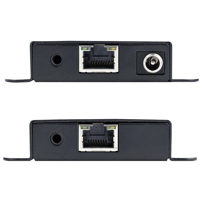 StarTech EXTEND-HDMI-4K40C6P1 Extender HDMI via Ethernet 4K 30Hz fino a 40m 1080p 60Hz fino a 70m Audio 7.1 canali Power over Cable Kit IR incluso colore Nero