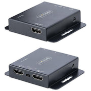 StarTech EXTEND-HDMI-4K40C6P1 Extender HDMI via Ethernet 4K 30Hz fino a 40m 1080p 60Hz fino a 70m Audio 7.1 canali Power over Cable Kit IR incluso colore Nero