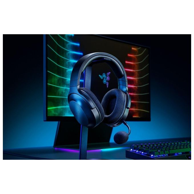 Razer RZ04-04430100-R3M1 Barracuda X Cuffie Gaming Wireless USB-C e Bluetooth 5.2 Dual Wireless 40 mm TriForce Microfono Rimovibile colore Nero